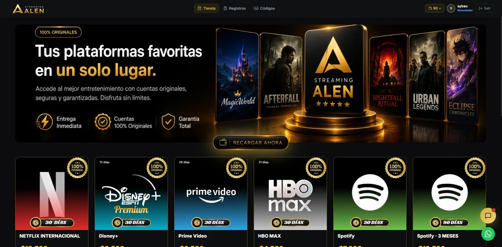 Alen Streaming — captura 1 de 3