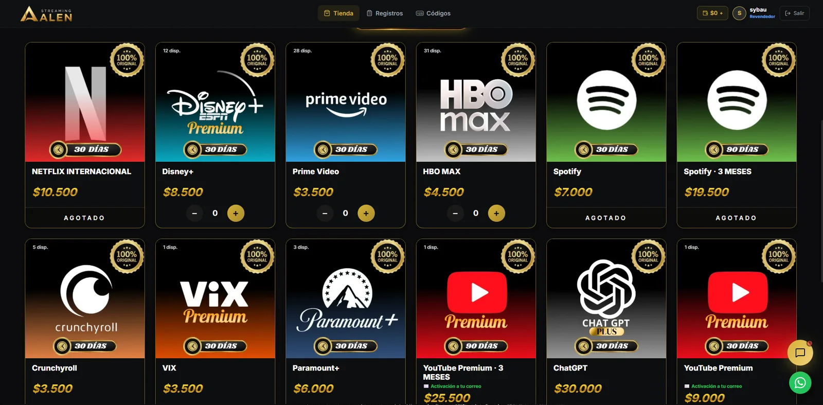 Alen Streaming — captura 2 de 3